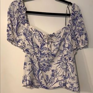 Floral Print Blouse